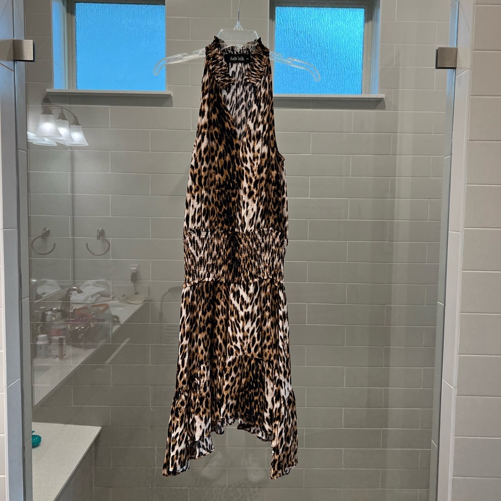 Leopard print dress